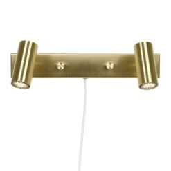 Belid Cato Wall Lamp LED Double, Brass